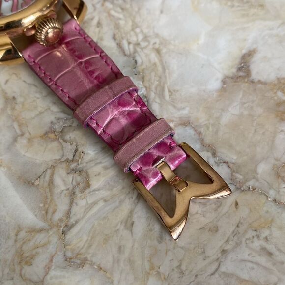 GaGa Milano 40mm Rose Gold Plated Multi-Colour Wristwatch - Picture 11 of 16